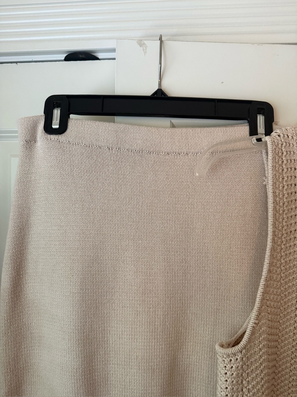 Rachel Zoe Cotton-Blend Open-Knit Sweater Top and Skirt Set Sz M - Picture 5 of 15